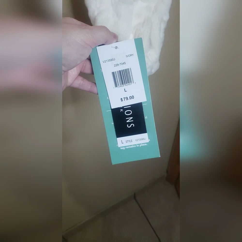 Perceptions Faux Fur Women's Round Neck Long Sleeve Shrug - Picture 11 of 12